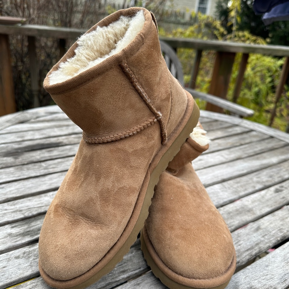 UGG Tan Ankle Boots